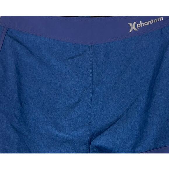 Hurley Phantom Mens Size 29 Blue Board Shorts Polyester - Picture 4 of 7